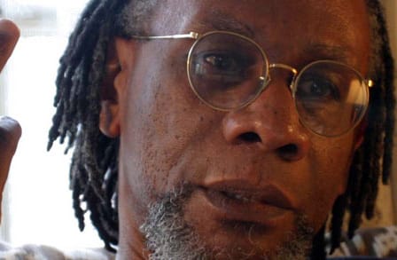 Headshot of poet Nathaniel Mackey.