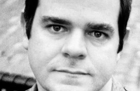 Black and white headshot of poet Roddy Lumsden.