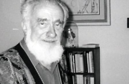 Black and white headshot of writer W.D. Snodgrass.