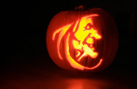 Image of a witch jack-o-lantern