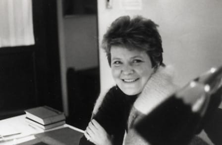 Black and white headshot of poet Susan Donnelly.