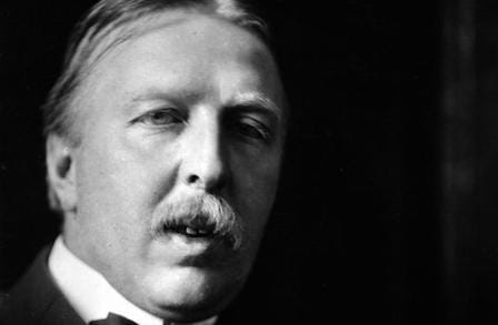 Black and white headshot of novelist Ford Madox Ford