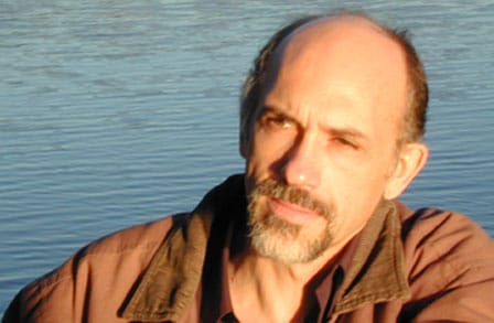 Portrait of poet Dionisio D. Martinex by the lake.