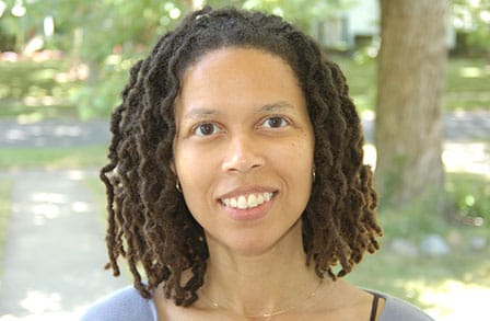 Color photograph of poet Shockley Evie