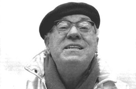 Headshot of poet Cid Corman.