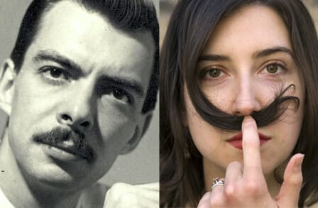 Photos of Weldon Kees and Kathleen Rooney