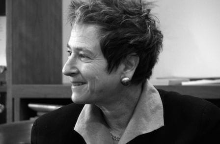 Headshot of poet Robin Becker.