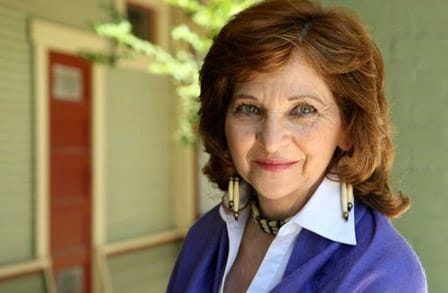 Color photograph of Chicana poet Carmen Tafolla