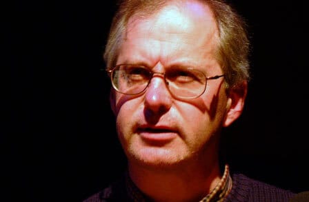 Color photograph of Australian poet Stephen Edgar
