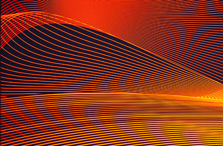 Image of red and yellow LED lines