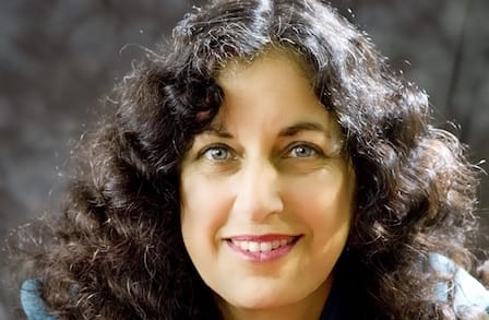 Close up image of Margarita Engle smiling.