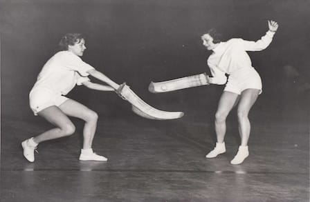 Photo of two modern dancers