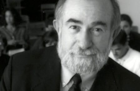 Black and white headshot of poet Walter McDonald.