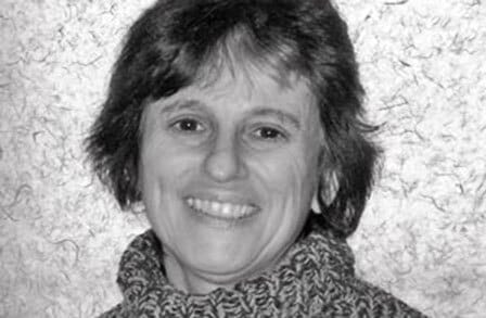 Black and white headshot of writer Joyce Peseroff.