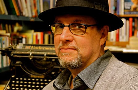 Color photograph of writer Corey Mesler