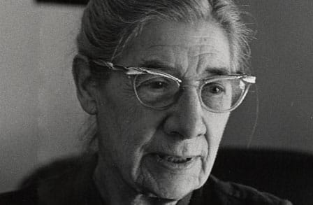 Black and white headshot of poet Janet Loxley Lewis