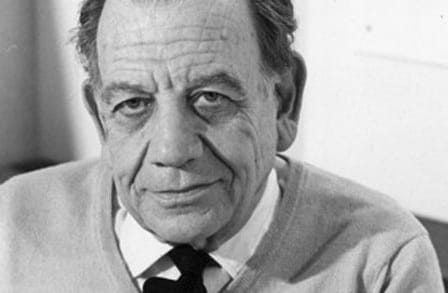 Black and white photograph of Egyptian writer Edmond Jabes