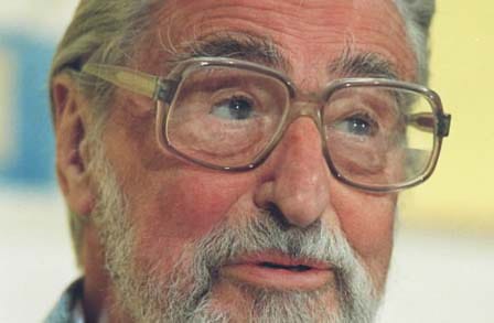 Headshot of poet and children's book author Theodor Geisel, aka Dr. Seuss.