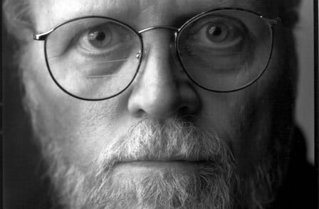 Black and white headshot of writer Ron Silliman