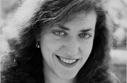 Black and white headshot of poet Rachel Wetzsteon.
