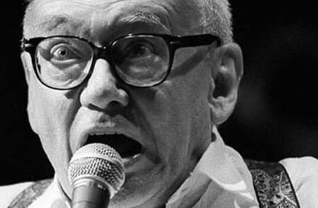Black and white headshot of poet Ernst Jandl