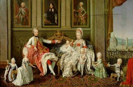 Painting of the Wenceslaus family