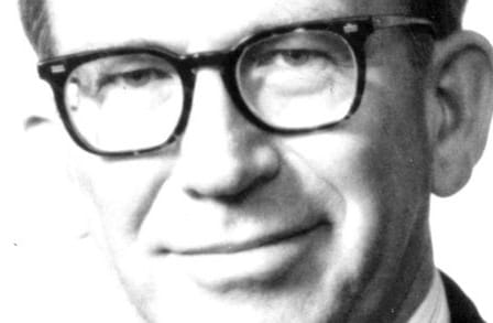 Headshot of poet Edgar Bowers