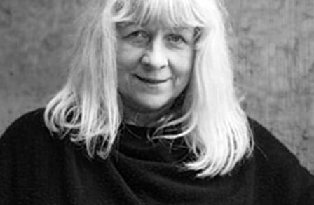 Black and white portrait of Gisela Kraft