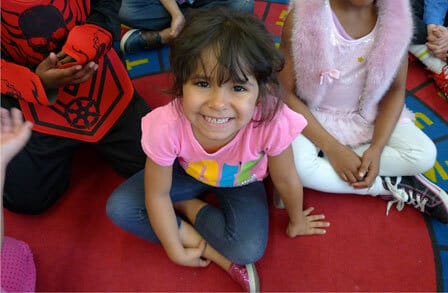 Photo of a smiling young girl