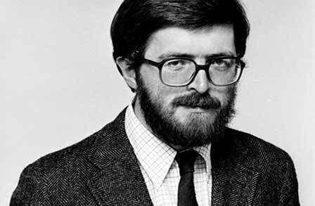 Black and white headshot of Polish poet Stanislaw Baranczak