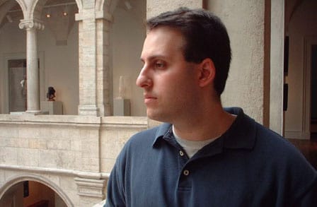 Color photograph of poet Seth Abramson