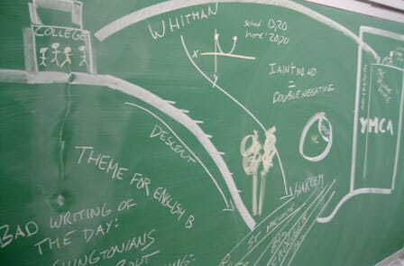 Image of a chalkboard