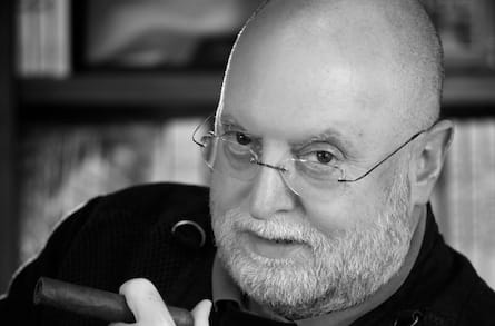 Black and white photograph of Cuban-American poet Ricardo Pau-Llosa