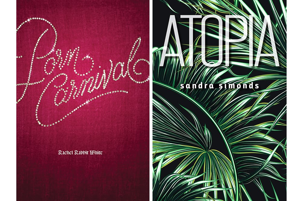 Rachel Rabbit White and Sandra Simonds book covers side-by-side