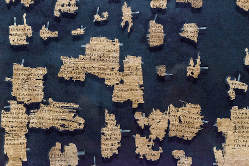 Image of Sappho papyrus fragments