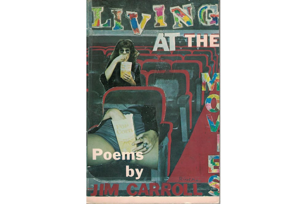 Jim Carroll, Living at the Movies, cover.