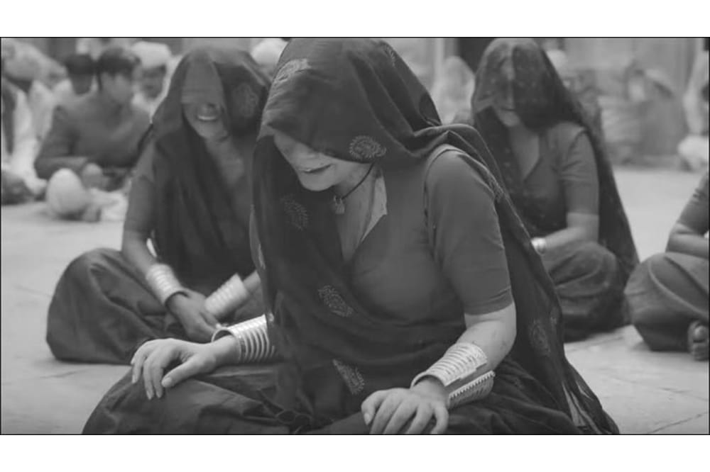 Hired mourners at a funeral: Rudaalis in Rajasthan. Source: Afaqs,