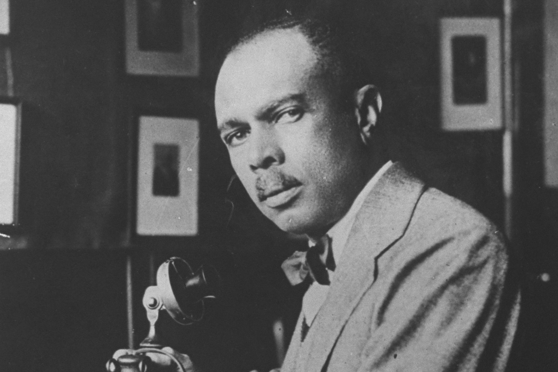 Author James Weldon Johnson published his first book of poetry in 1917 and was historian of the Harlem Renaissance.