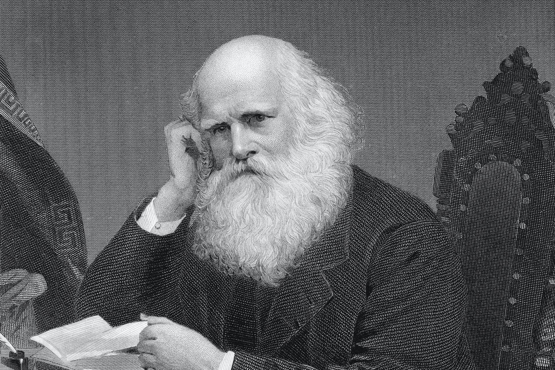 William Cullen Bryant (1794-1878), editor of The Evening Post for 50 years and wrote poetry such as Thanatopsis and To a Waterfowl which gained him the reputation as America's first major poet.