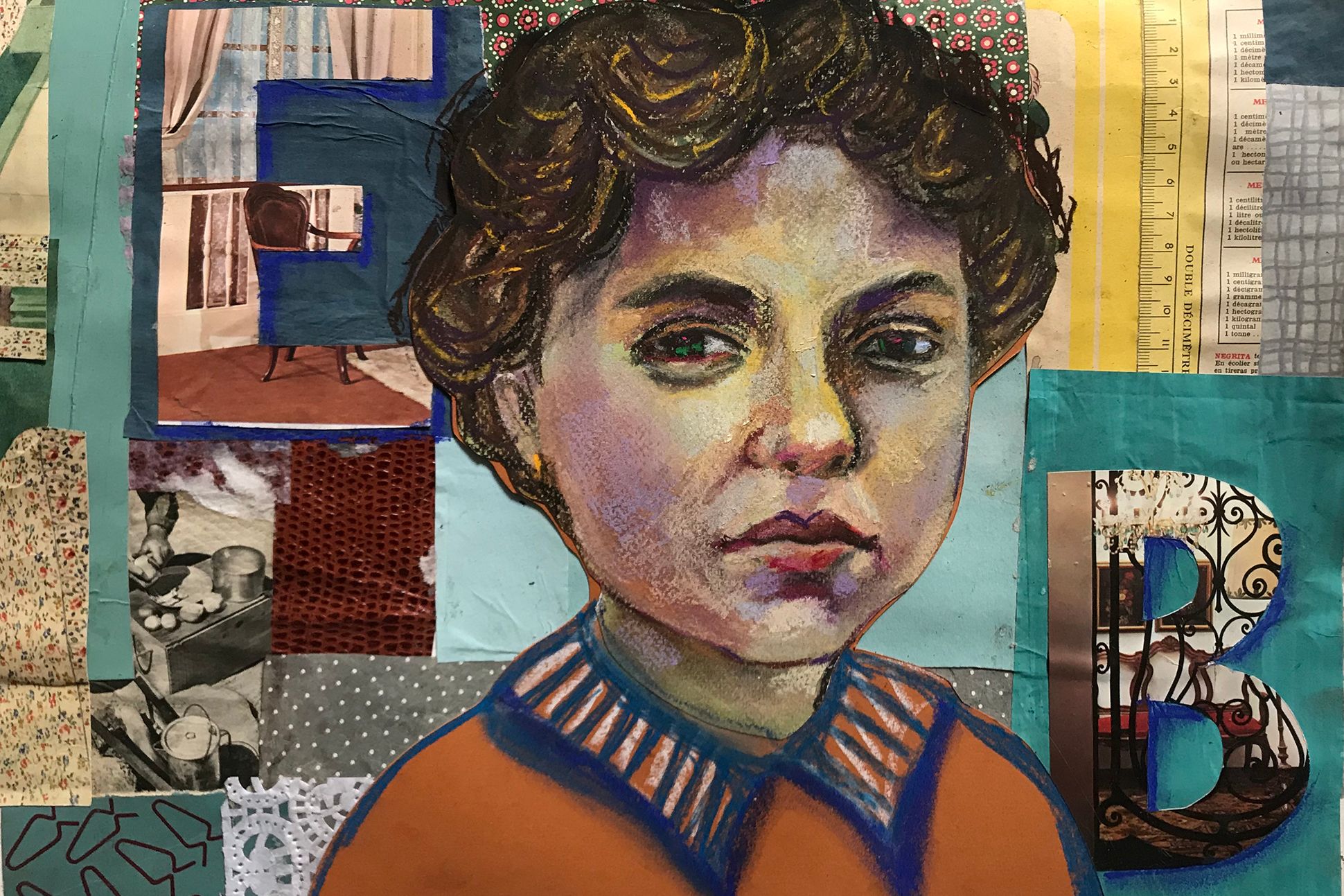 Illustration of Elizabeth Bishop.