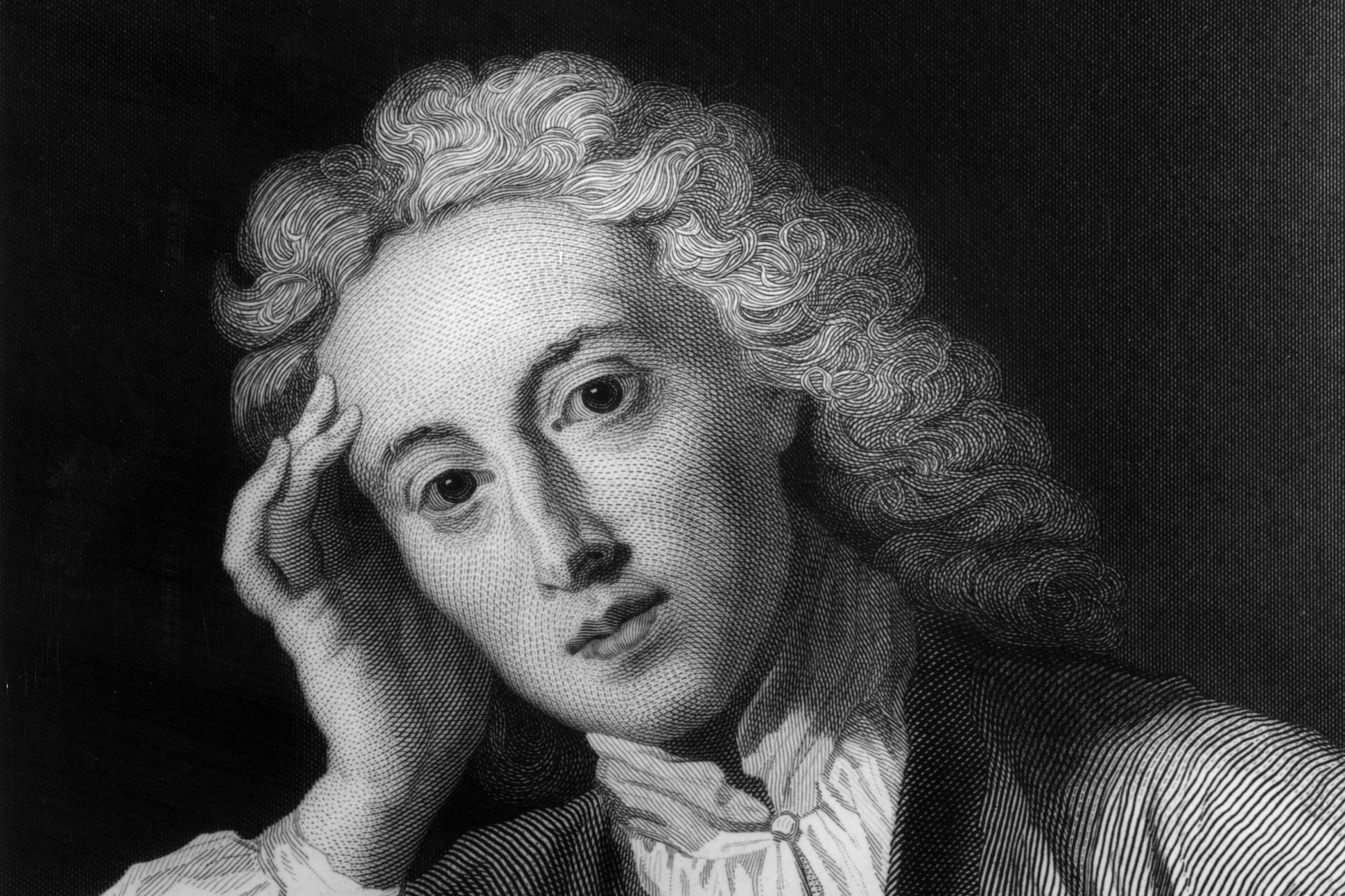 English poet Alexander Pope (1688 - 1744).