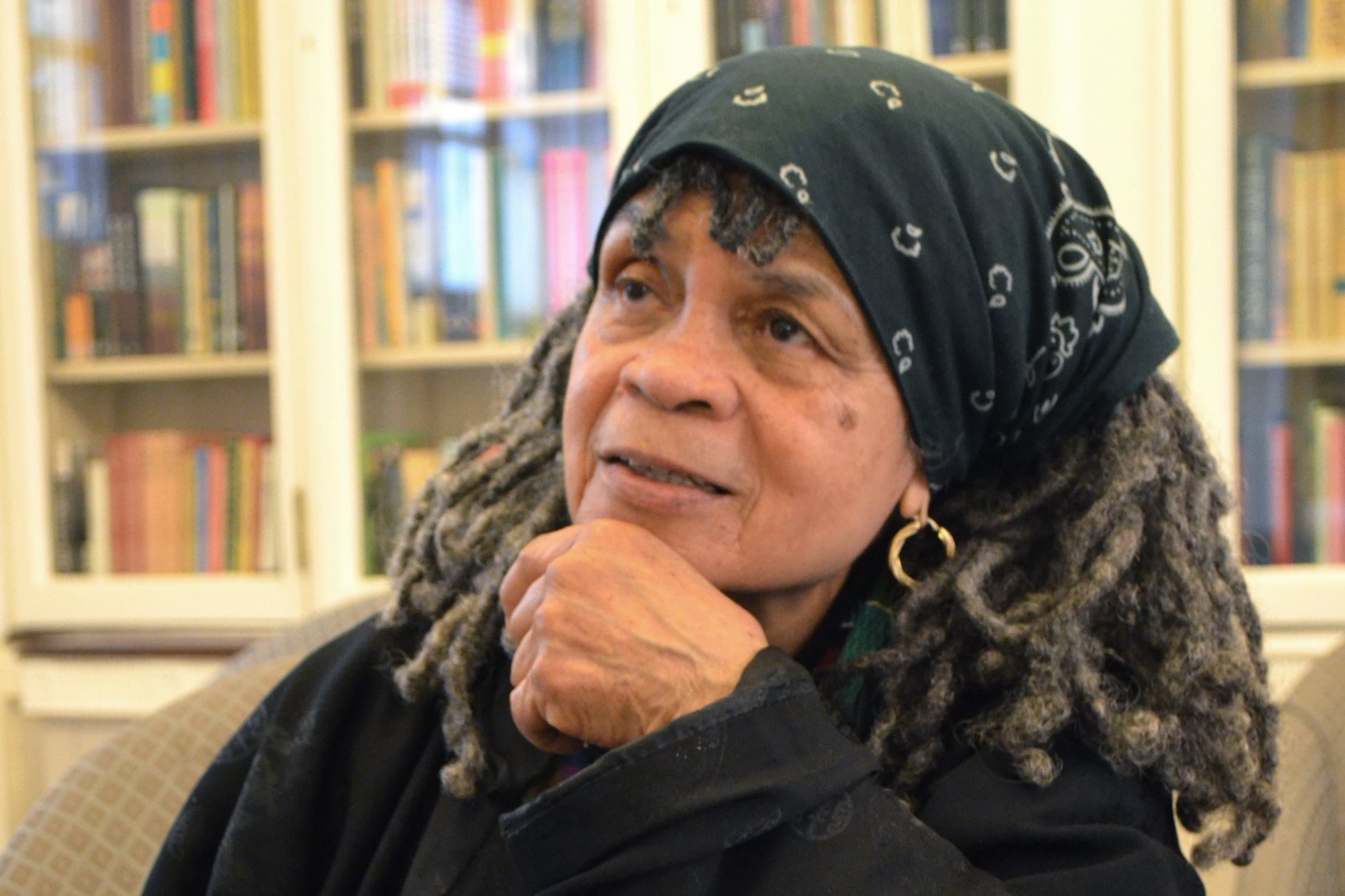Headshot of poet Sonia Sanchez