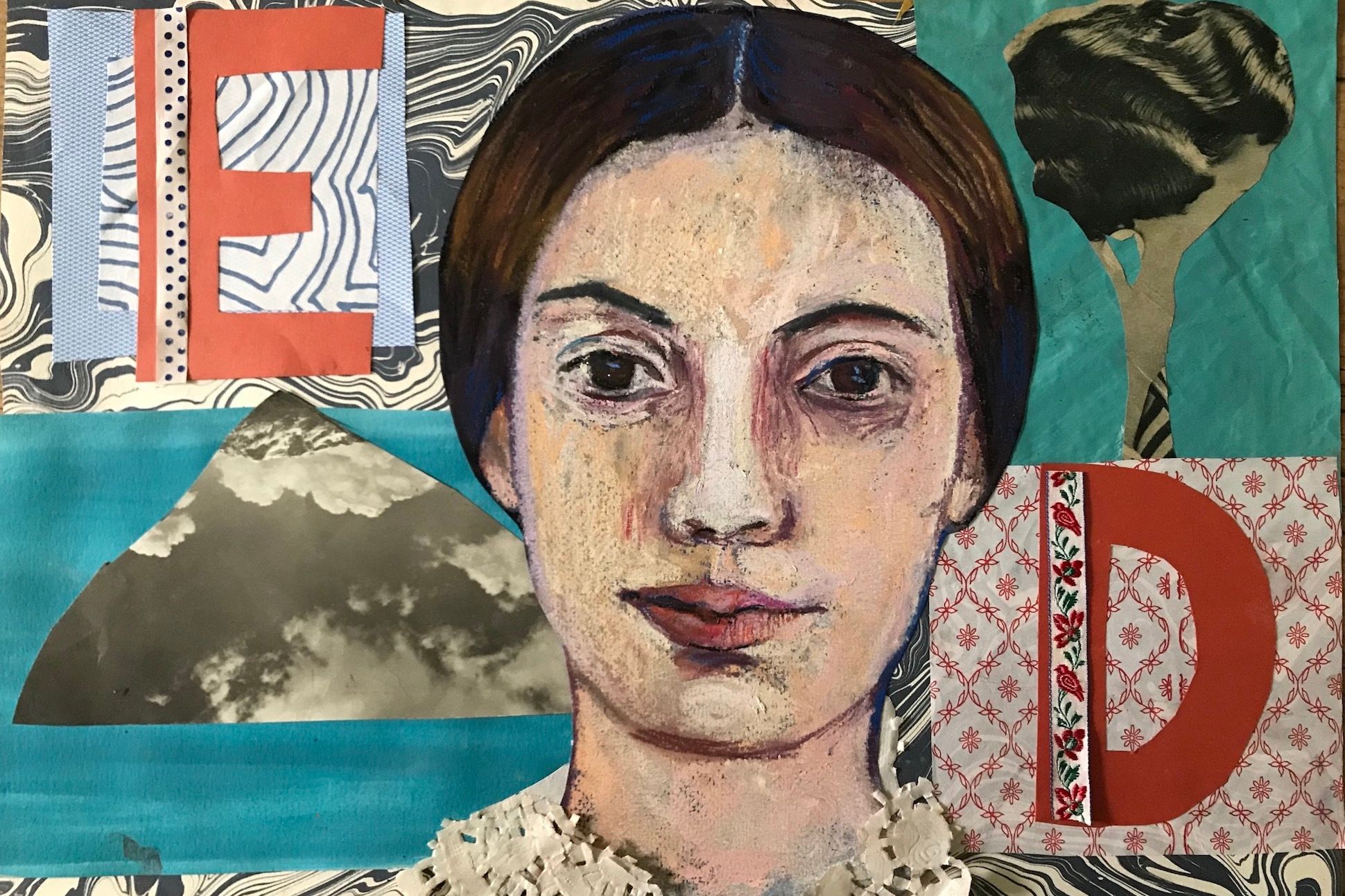 Illustration of Emily Dickinson