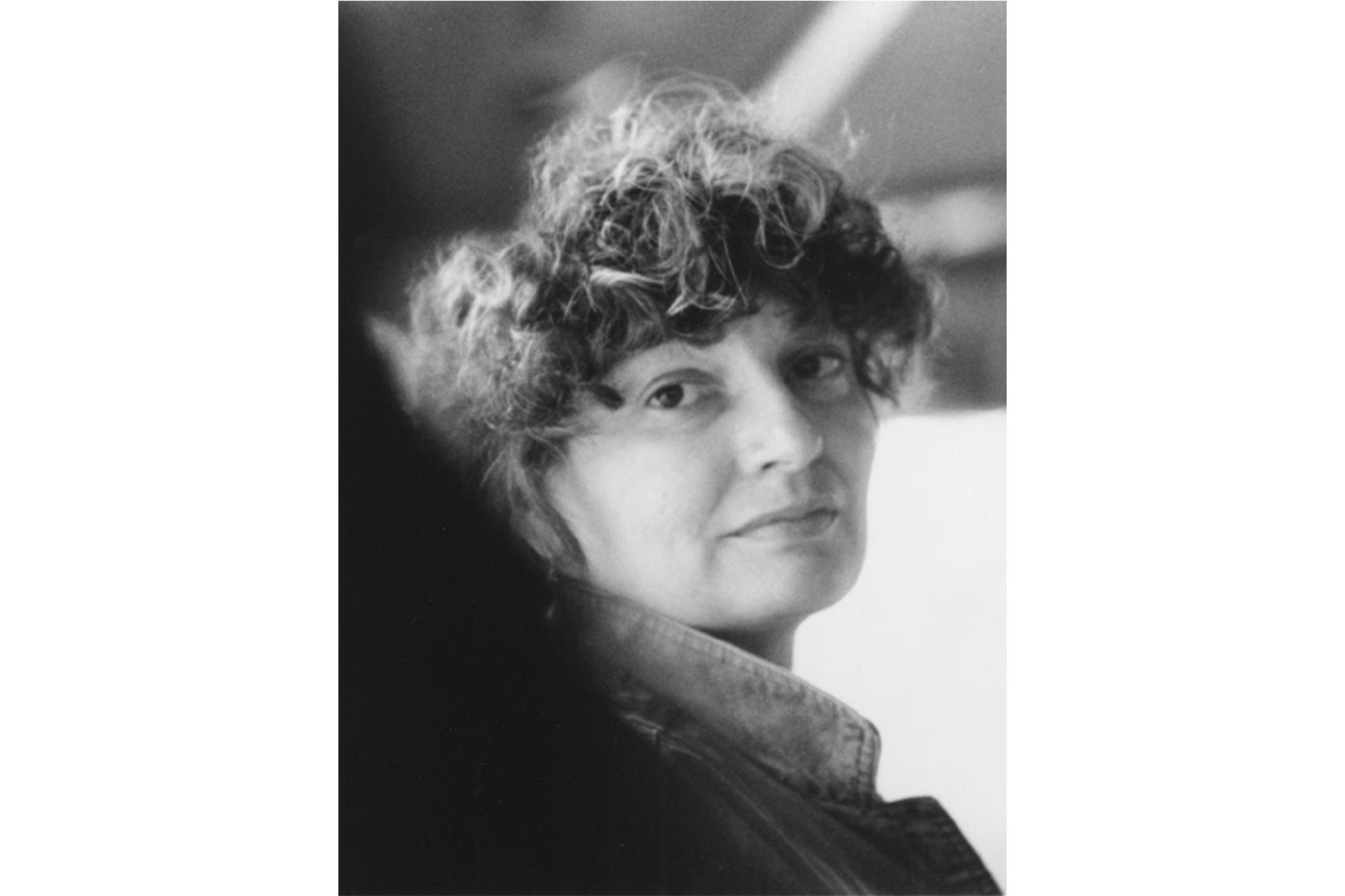 Black and white headshot of poet Jane Kenyon