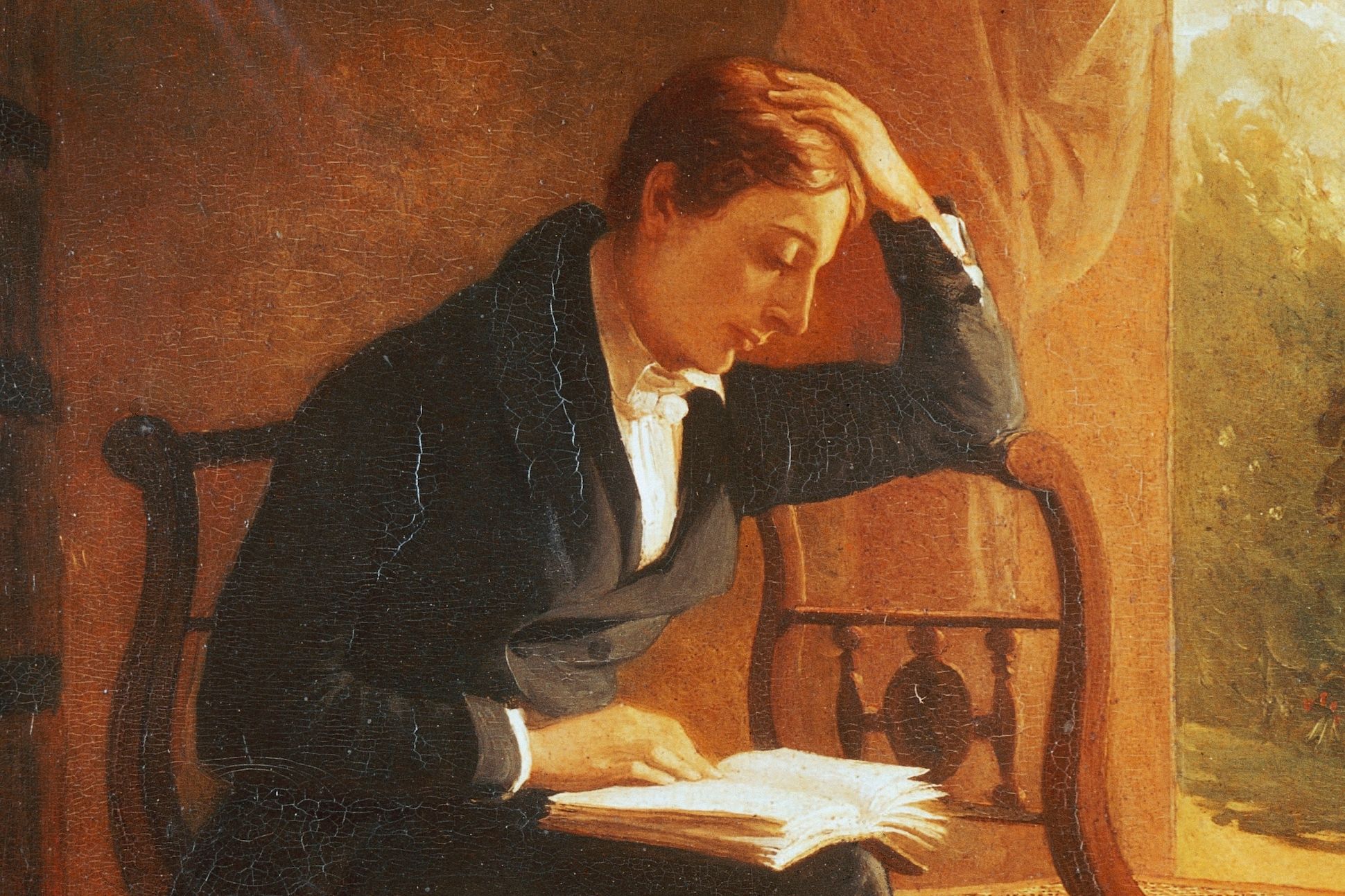 Portrait of John Keats, English poet. Oil on canvas by Joseph Severn (1793-1879), 1821-1823, 56.5 x41.9 cm. London, National Portrait Gallery