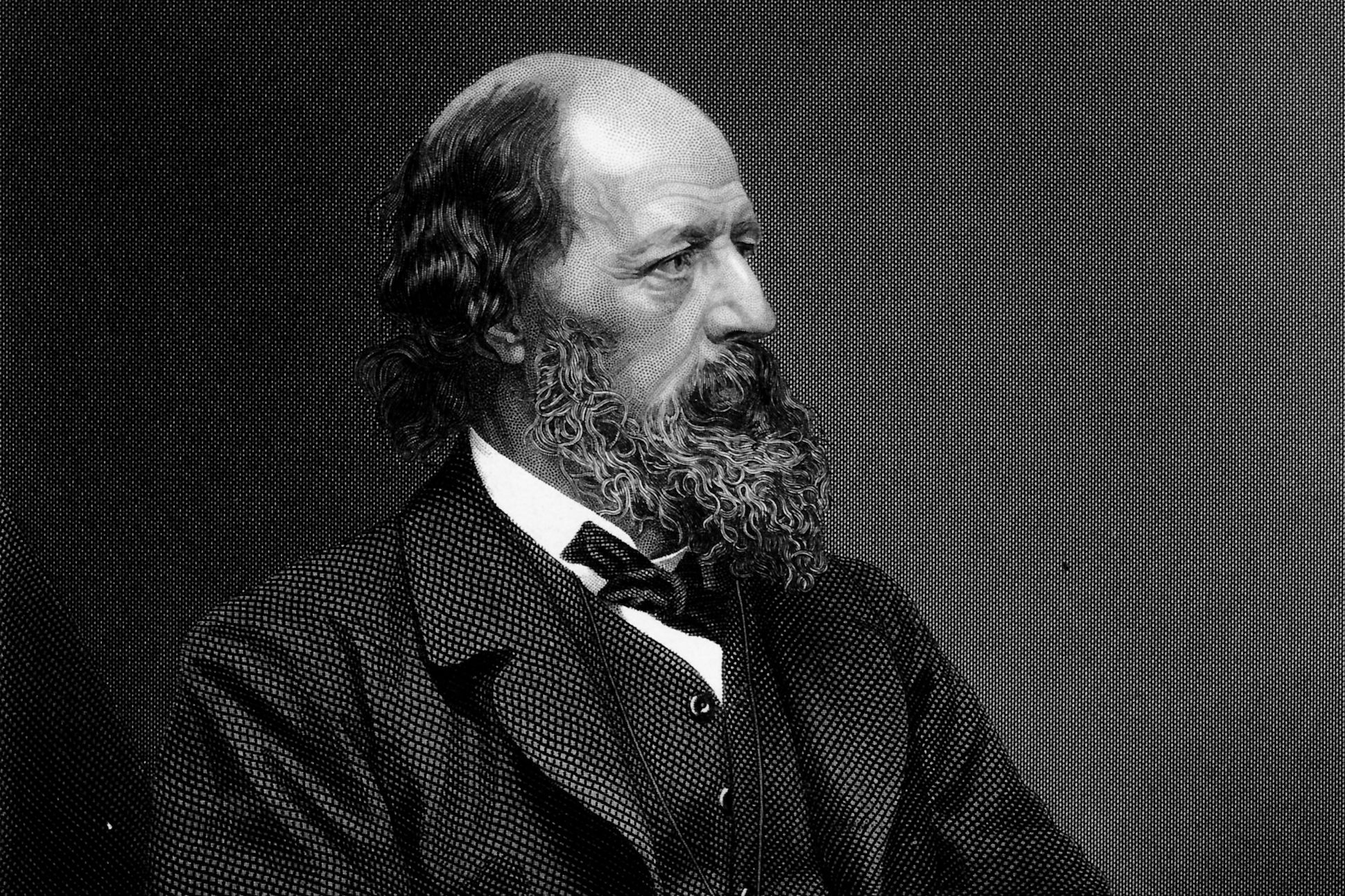 Engraving of Alfred (Lord) Tennyson (1809-1892), English poet. (Photo by Time Life Pictures/Mansell/The LIFE Picture Collection via Getty Images)