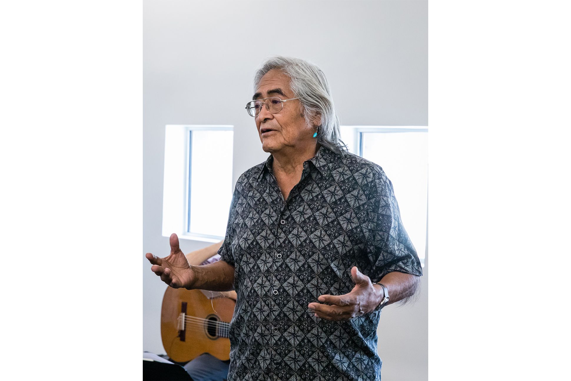 Professor Ortiz at his retirement social