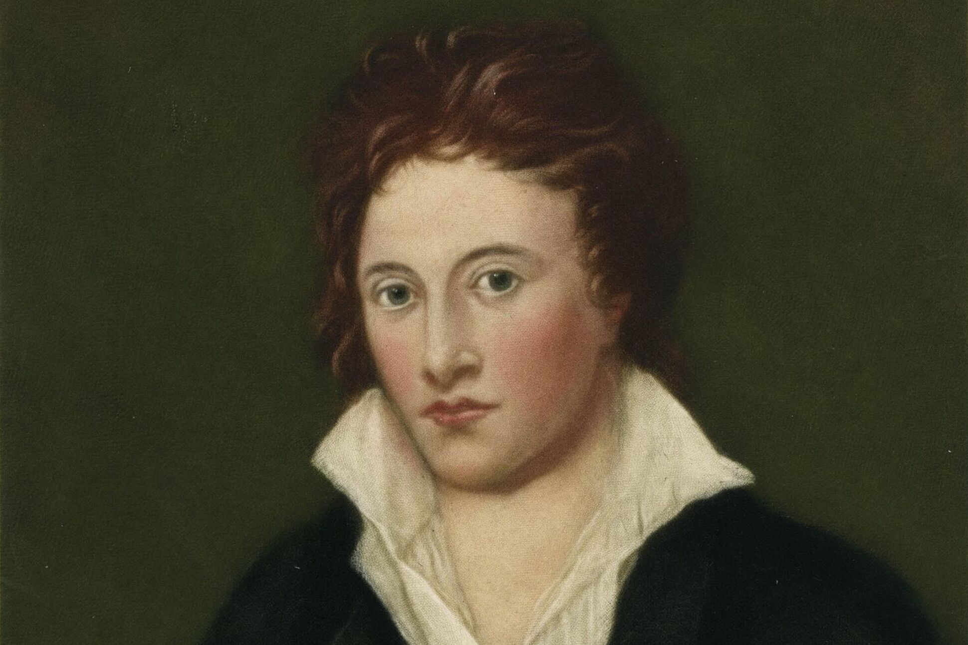 Painting of Percy Bysshe Shelley.