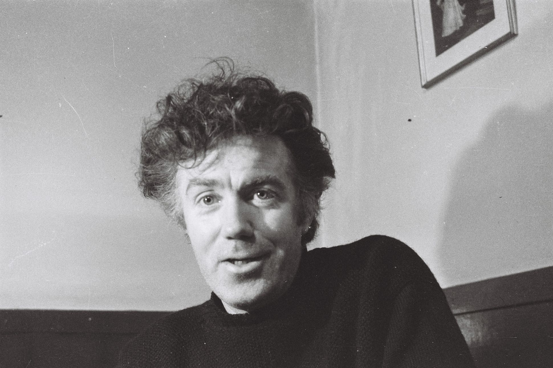 Black and white image of the poet W.S. Graham.