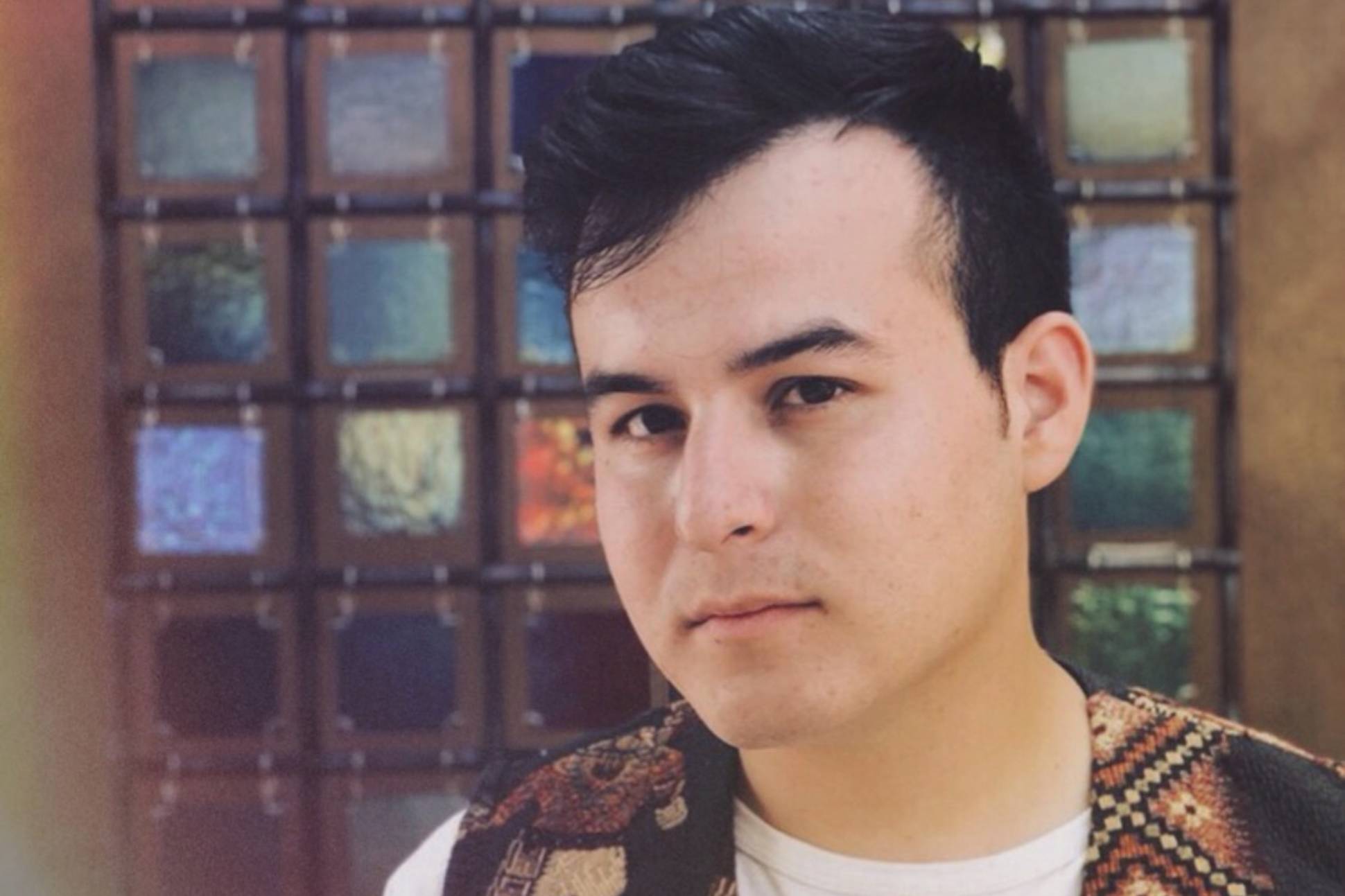 Poet Brayan Salinas photographed by Briana Gonzales
